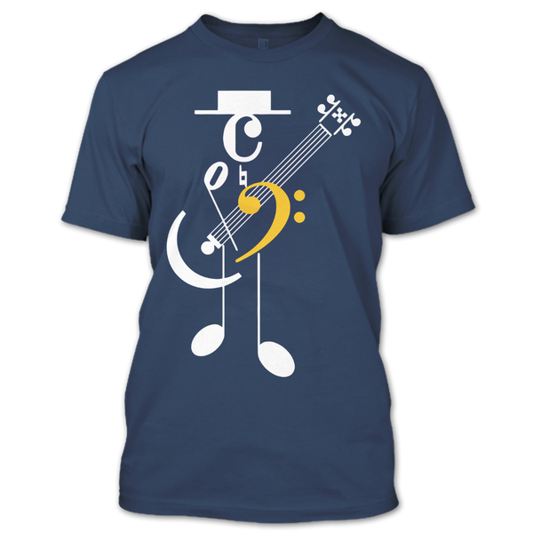 A black t-shirt with the shopify logo