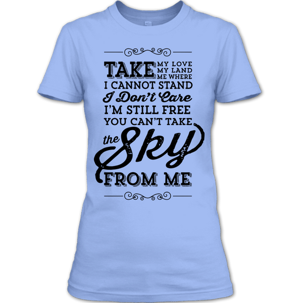 A black t-shirt with the shopify logo