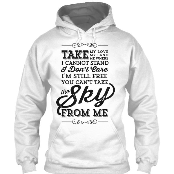 A black t-shirt with the shopify logo