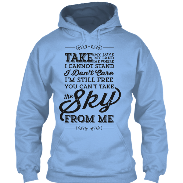 A black t-shirt with the shopify logo