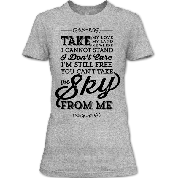 A black t-shirt with the shopify logo