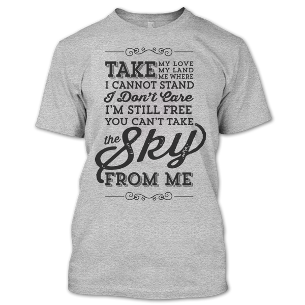 A black t-shirt with the shopify logo