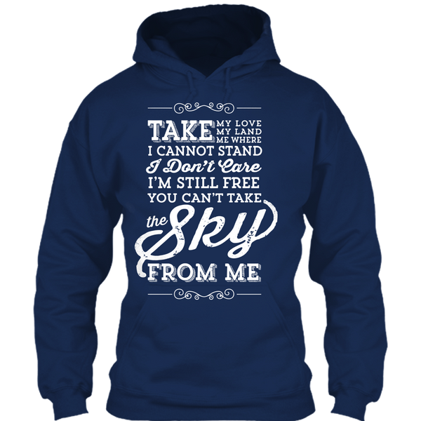 A black t-shirt with the shopify logo