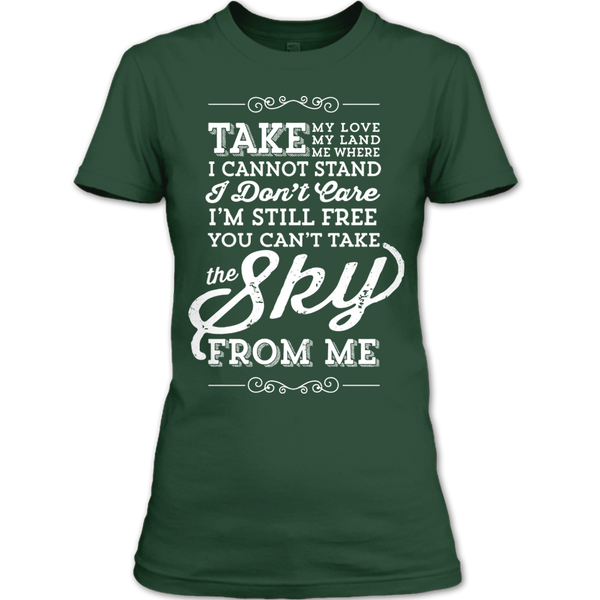 A black t-shirt with the shopify logo