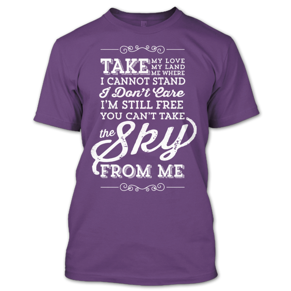 A black t-shirt with the shopify logo