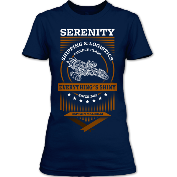 A black t-shirt with the shopify logo