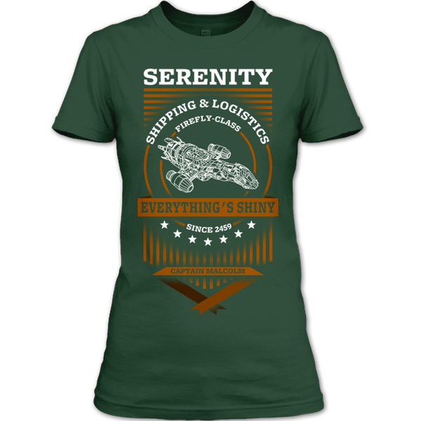 A black t-shirt with the shopify logo