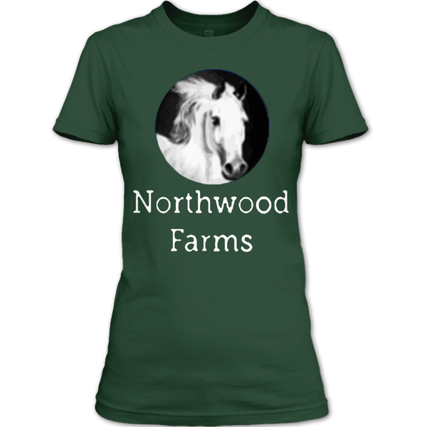 A black t-shirt with the shopify logo