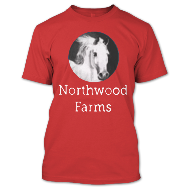 A black t-shirt with the shopify logo