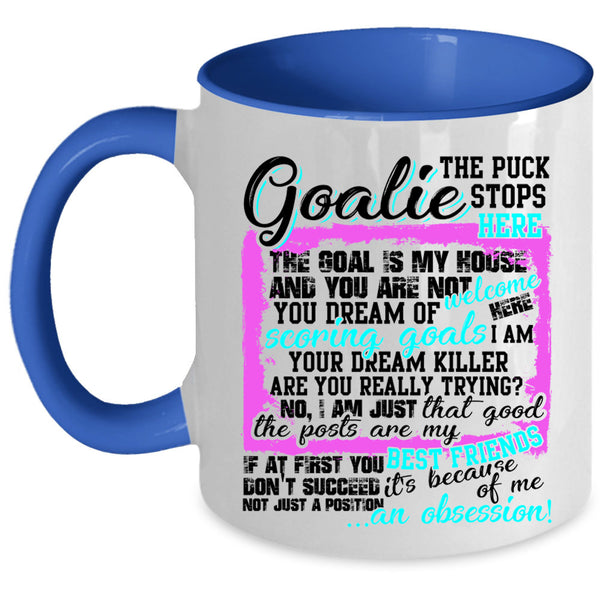 My Best Friends Coffee Mug, Goalie Accent Mug