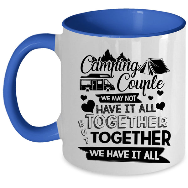 Cute Gift For Couple Coffee Mug, Camping Couple Accent Mug