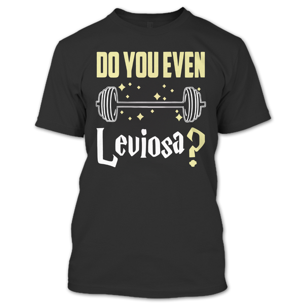 A black t-shirt with the shopify logo