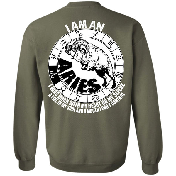 Fire In My Soul T Shirt, I Love Aries Sweatshirt