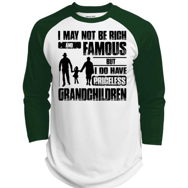 I Do Have Priceless Grandchildren T Shirt, I Love Grandkid T Shirt, Awesome T-Shirts  (Polyester Game Baseball Jersey)