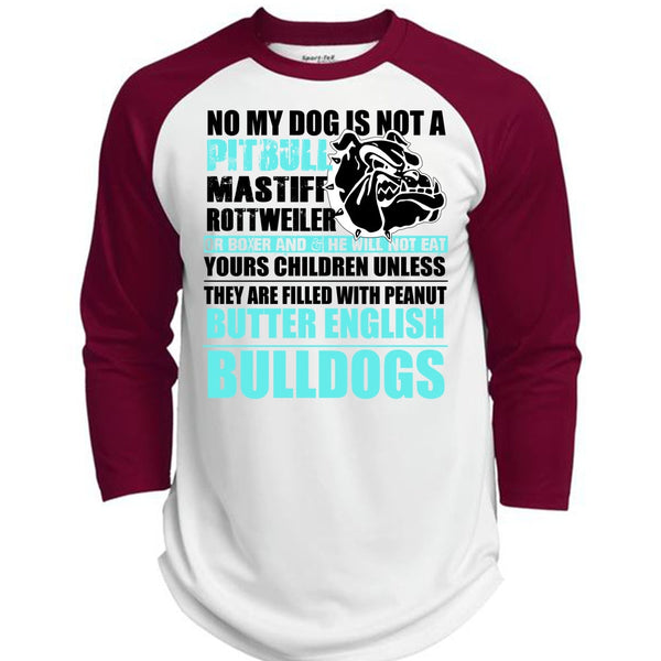 No My Dog Is Not A Pit Bull T Shirt, I Love Pit Bull T Shirt, Awesome T-Shirts  (Polyester Game Baseball Jersey)