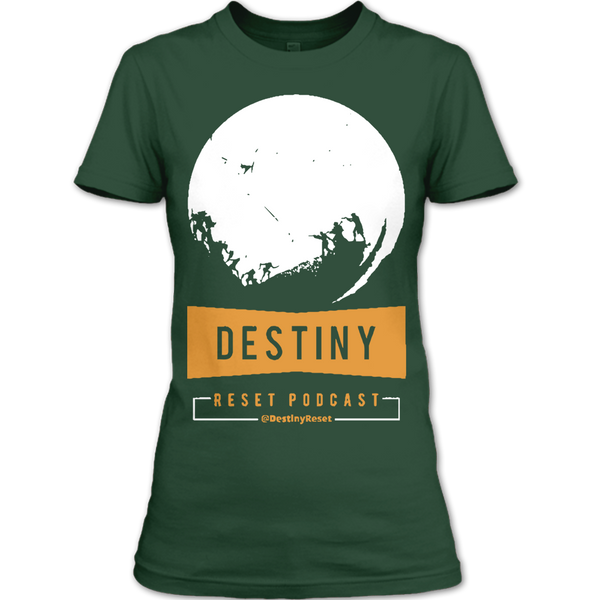 A black t-shirt with the shopify logo