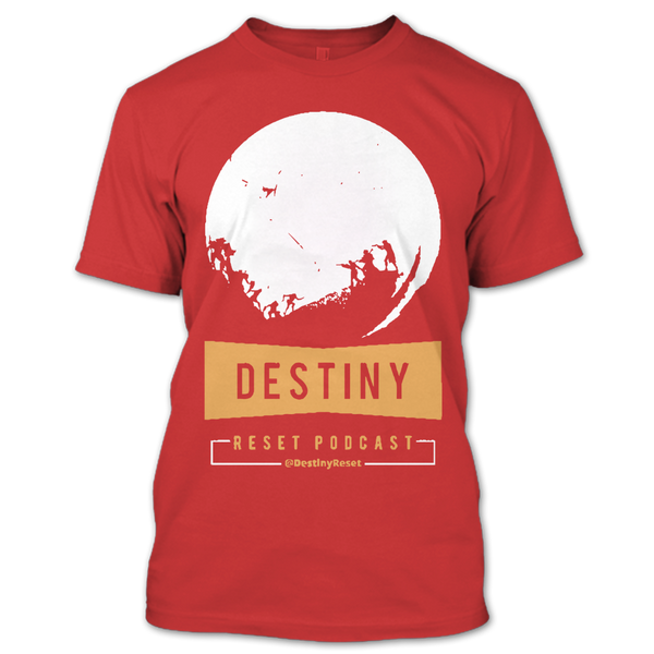 A black t-shirt with the shopify logo