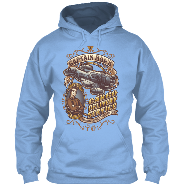 A black t-shirt with the shopify logo