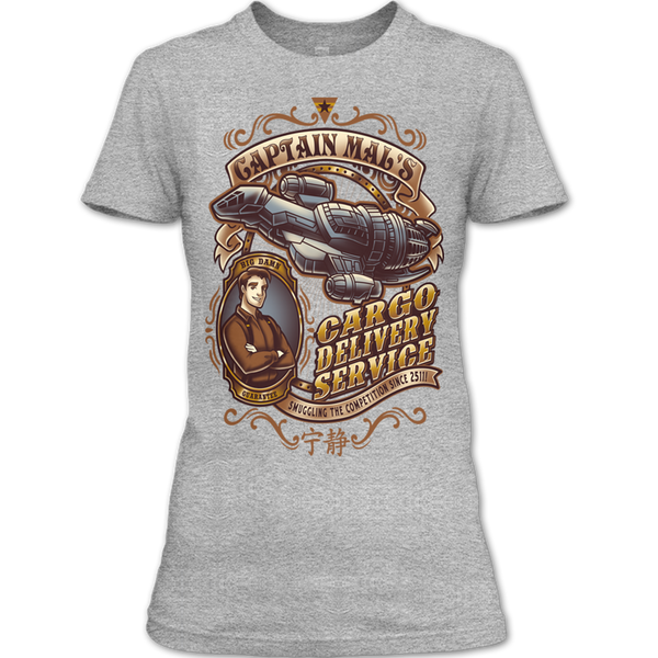 A black t-shirt with the shopify logo