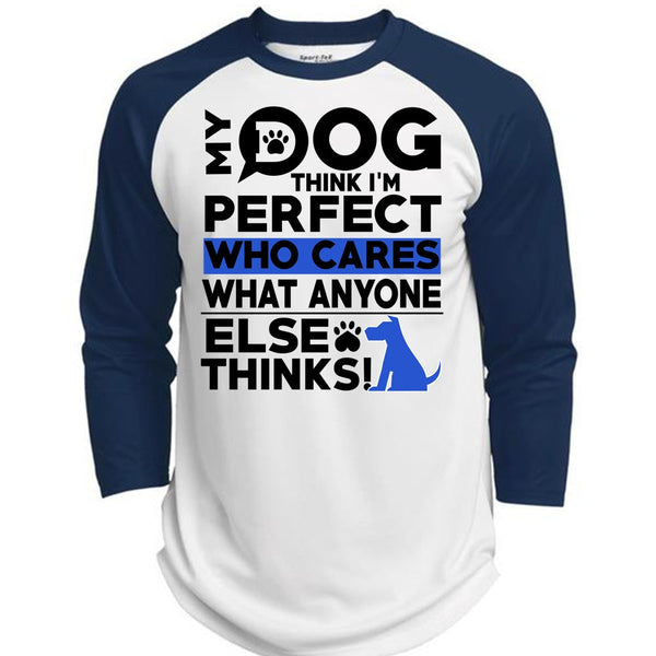 My Dog Think T Shirt, I Love My Dog T Shirt, Awesome T-Shirts  (Polyester Game Baseball Jersey)