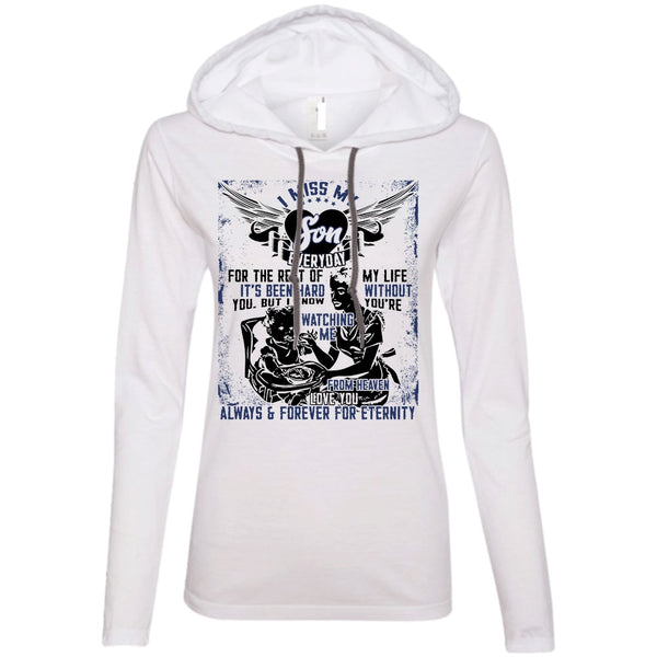 A black t-shirt with the shopify logo