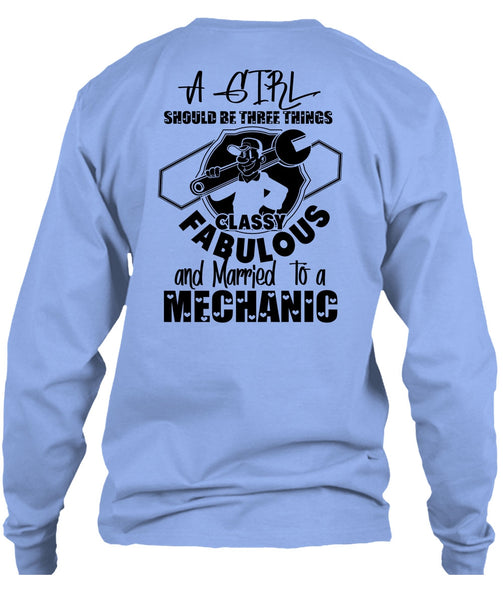 Married To A Mechanic T Shirt, I Love Mechanic T Shirt
