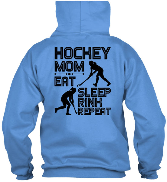 Hockey Mom Eat Sleep Rink Repeat T Shirt, I Love Hockey T Shirt
