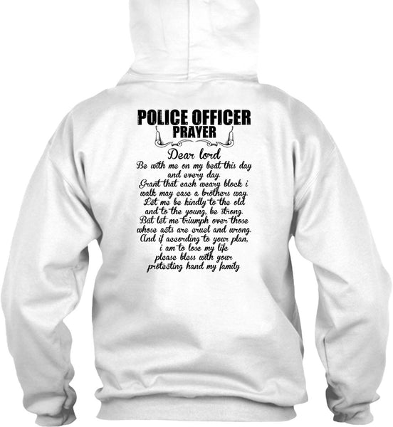 Police Officer Prayer T Shirt, I Love Police T Shirt