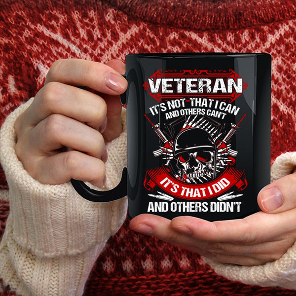 Veteran Coffee Mug, Awesome Gift For Grandpa Coffee Cup