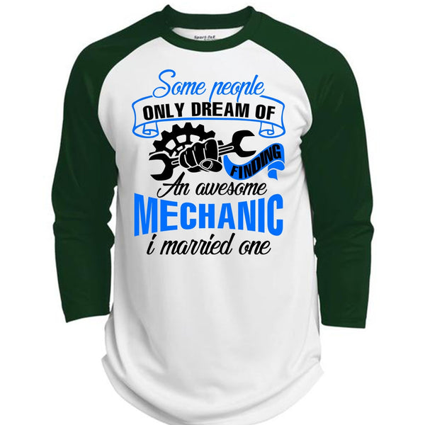 Awesome Mechanic T Shirt, I Love Mechanic T Shirt, Awesome T-Shirts  (Polyester Game Baseball Jersey)