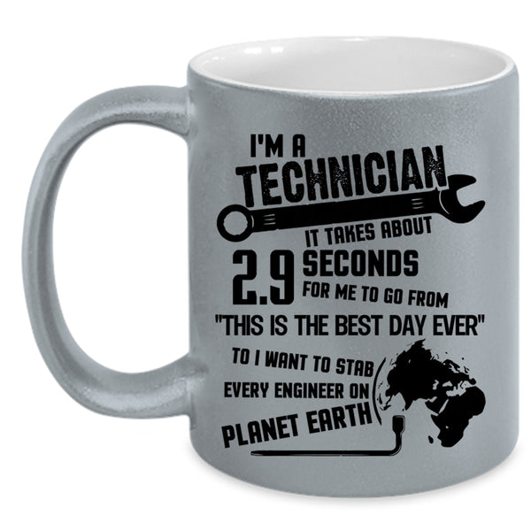 Awesome Technician Coffee Mug, I'm A Technician Accent Mug