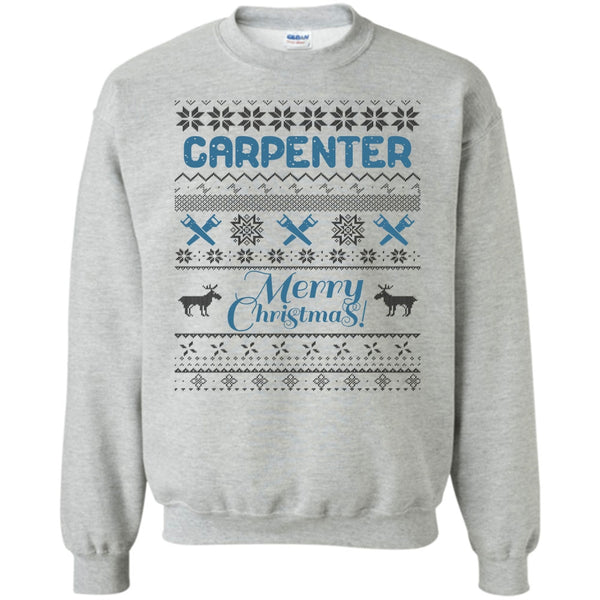 Gift For Merry Christmas T Shirt, Carpenter Merry Christmas Sweatshirt