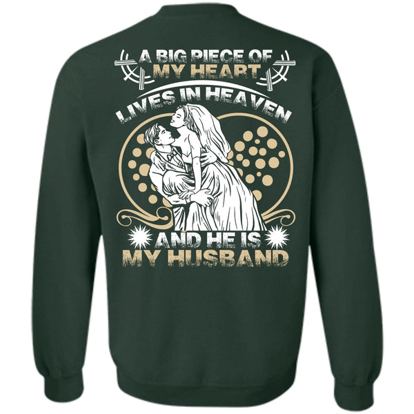 Lives In Heaven T Shirt, I Love Husband Sweatshirt
