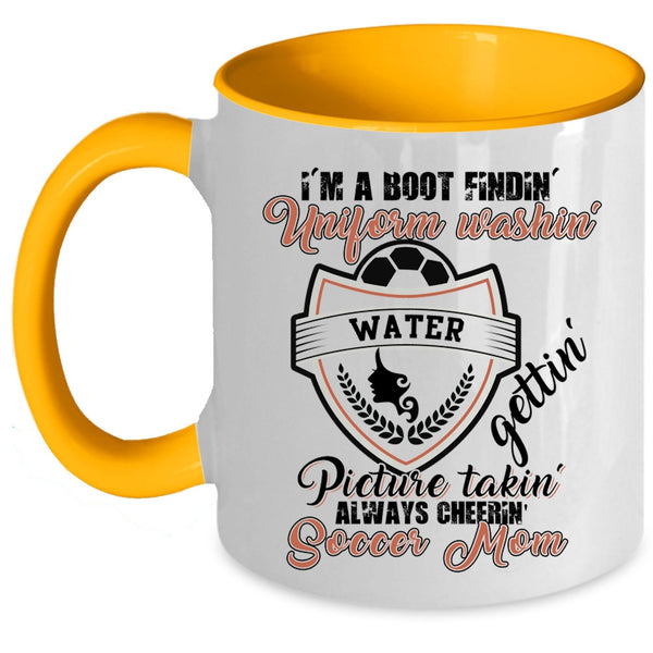 Cute Gift For Soccer Mom Coffee Mug, I'm A Soccer Mom Accent Mug