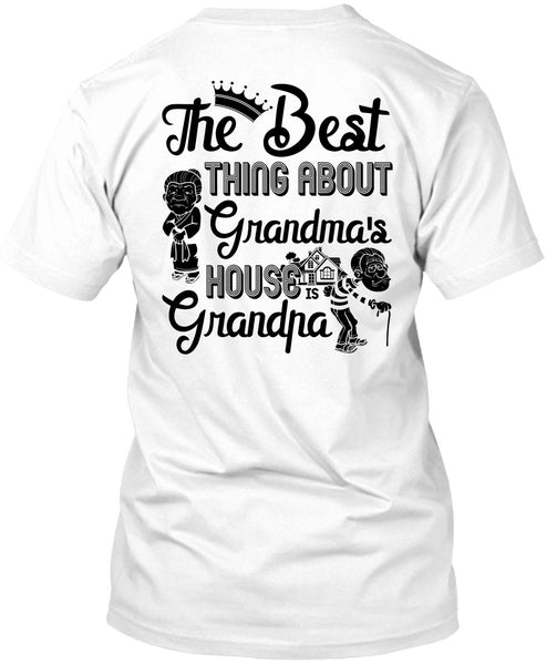 A black t-shirt with the shopify logo