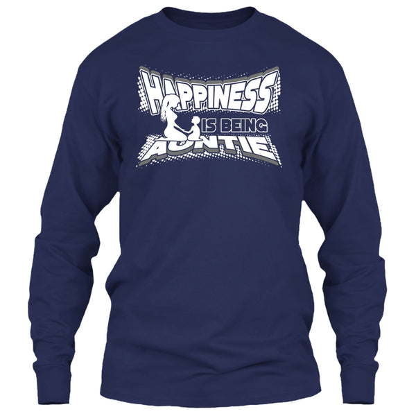 Happiness Is Being Autie T Shirt, Coolest Auntie T Shirt