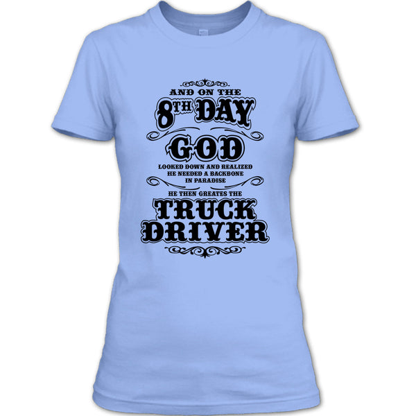 A black t-shirt with the shopify logo