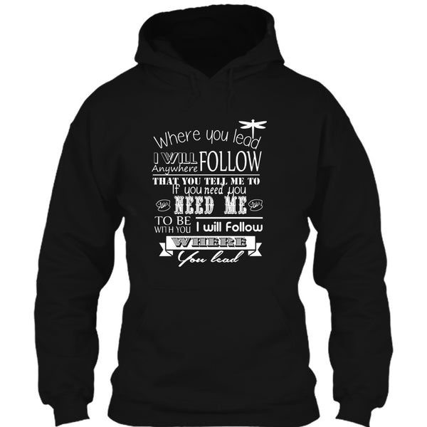 A black t-shirt with the shopify logo