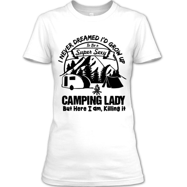 A black t-shirt with the shopify logo