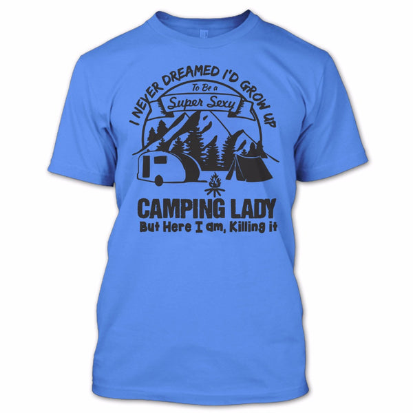 A black t-shirt with the shopify logo