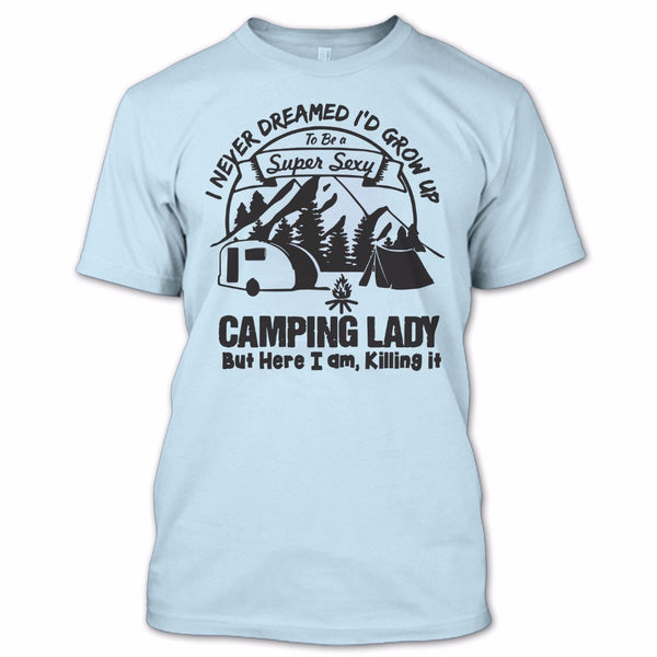 A black t-shirt with the shopify logo