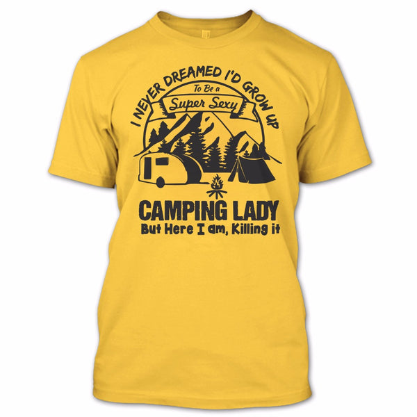 A black t-shirt with the shopify logo