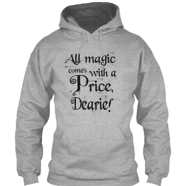 A black t-shirt with the shopify logo