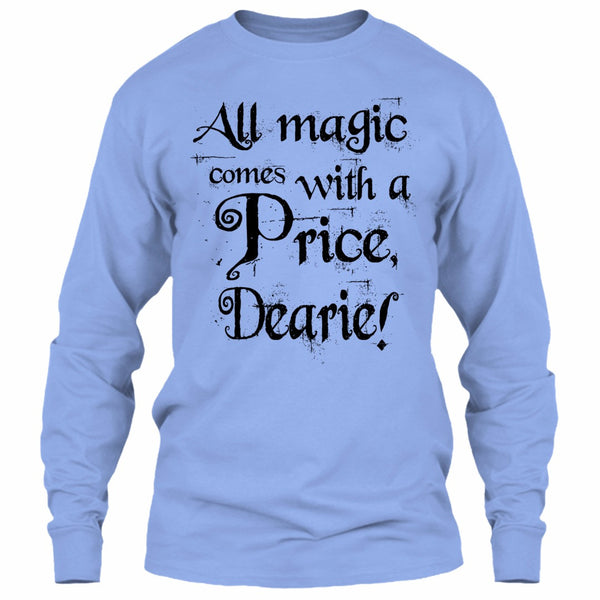 A black t-shirt with the shopify logo