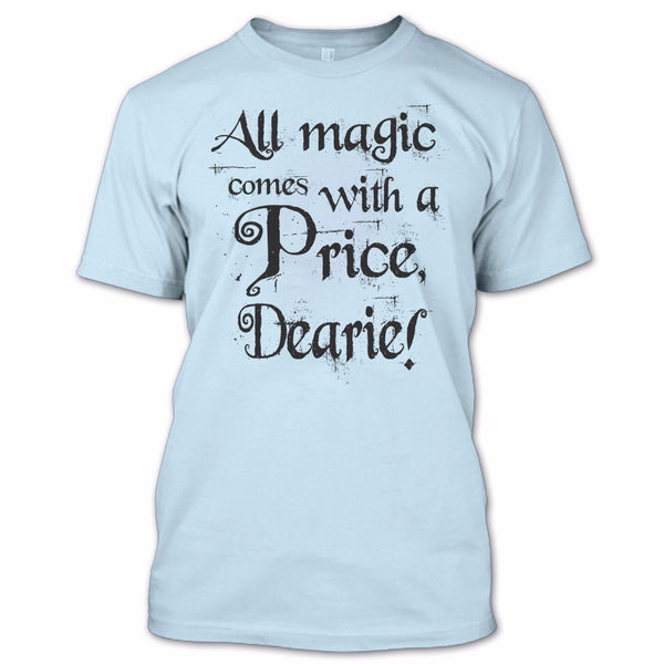 A black t-shirt with the shopify logo