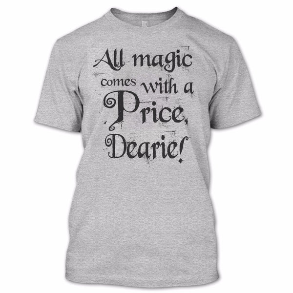 A black t-shirt with the shopify logo