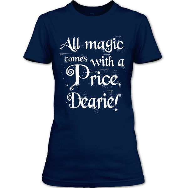 A black t-shirt with the shopify logo