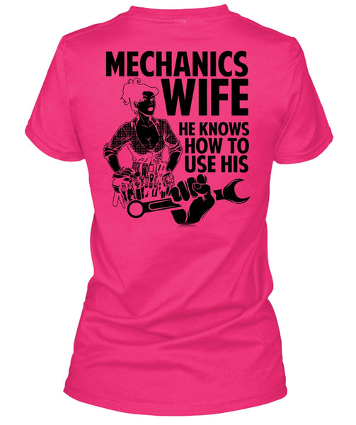 Mechanic's Wife T Shirt, I Love Wife T Shirt