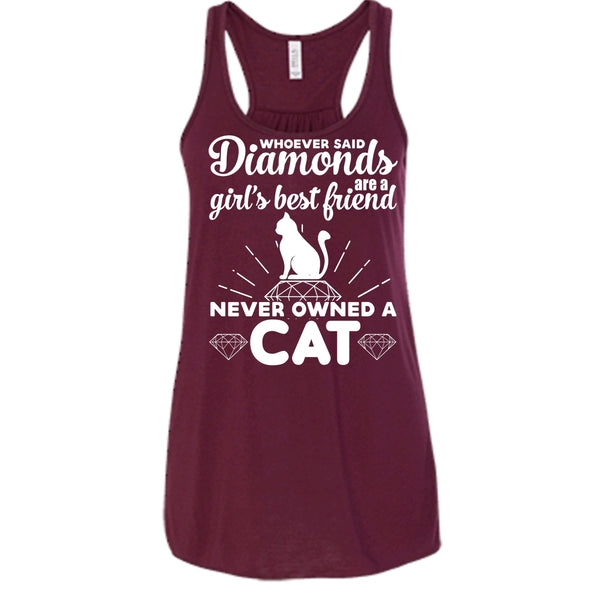 A Girl's Best Friend Never Owed A Cat Shirt, Cute Cat Shirt