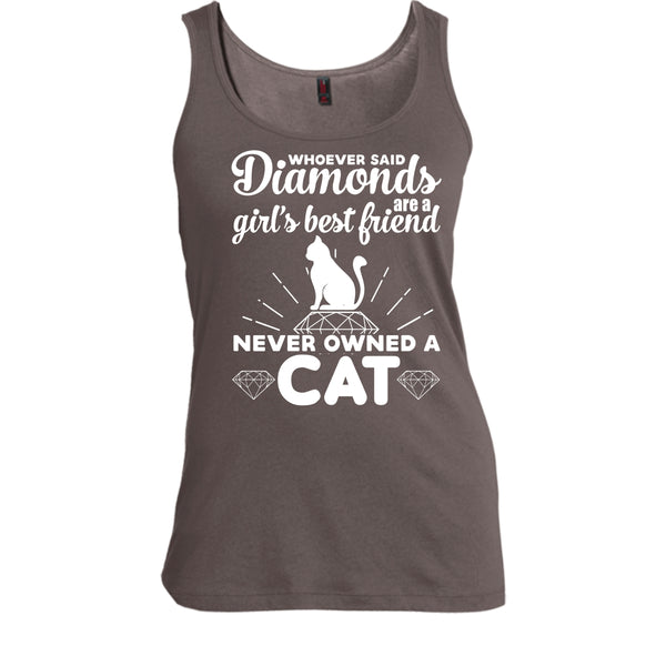 A Girl's Best Friend Never Owed A Cat Shirt, Cute Cat Shirt